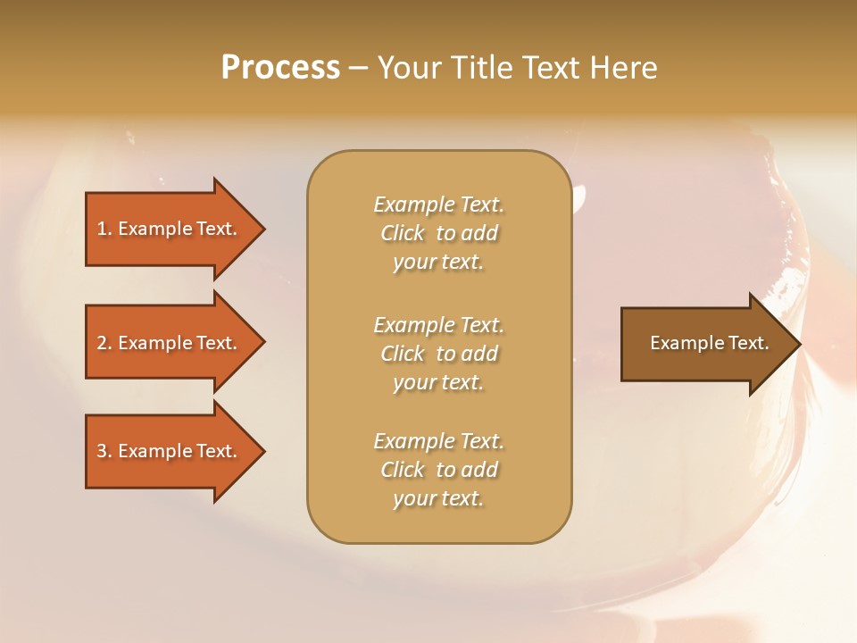 Delicious Caramel Cream PowerPoint Template