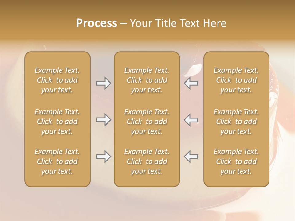 Delicious Caramel Cream PowerPoint Template