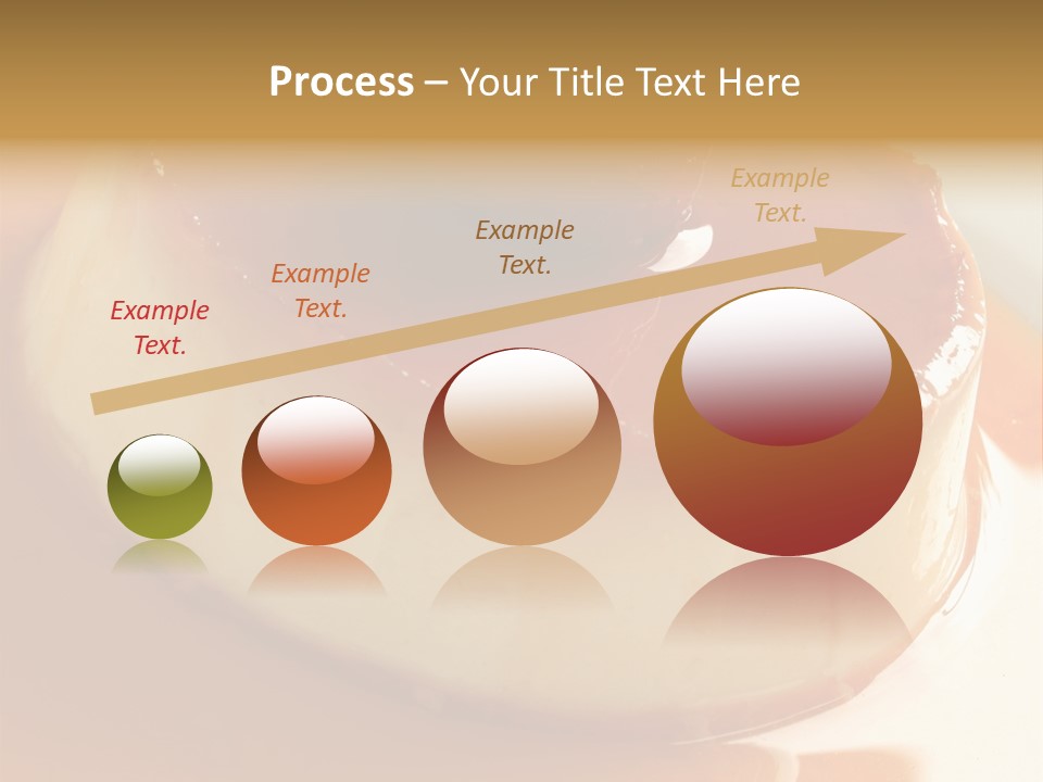 Delicious Caramel Cream PowerPoint Template