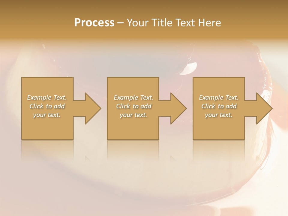 Delicious Caramel Cream PowerPoint Template