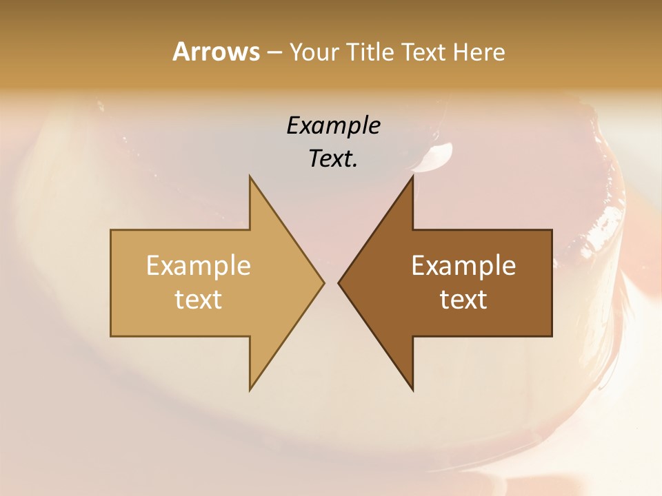 Delicious Caramel Cream PowerPoint Template