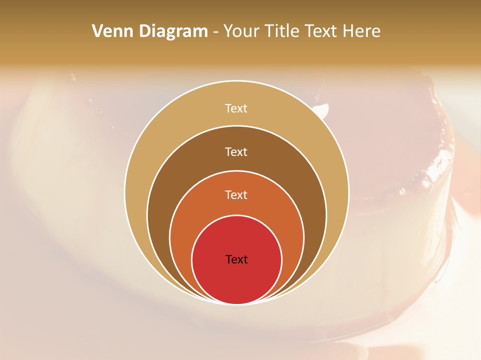 Delicious Caramel Cream PowerPoint Template