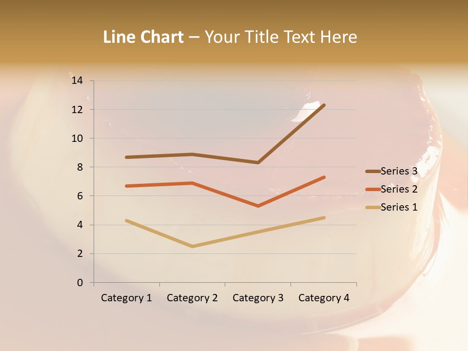 Delicious Caramel Cream PowerPoint Template