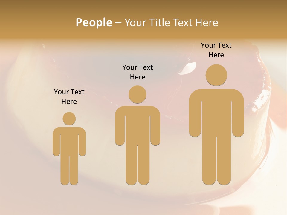 Delicious Caramel Cream PowerPoint Template