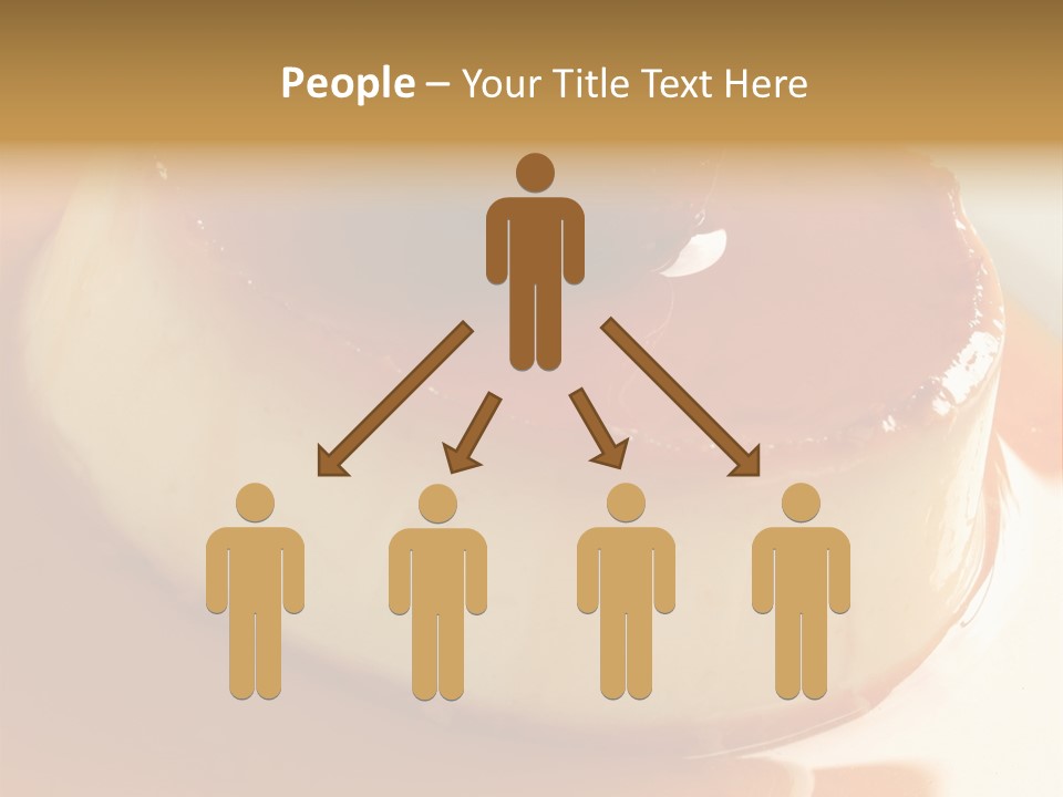 Delicious Caramel Cream PowerPoint Template