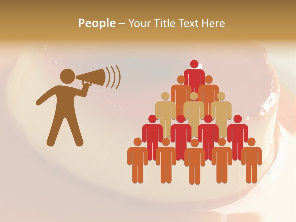 Delicious Caramel Cream PowerPoint Template