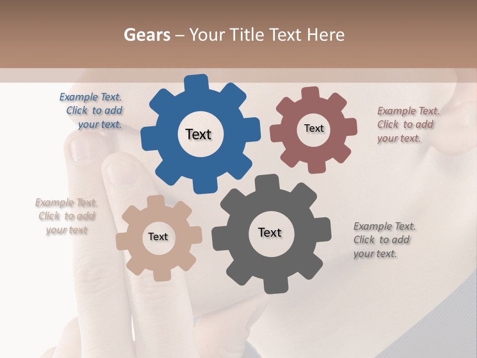 Retro Finger Cool PowerPoint Template