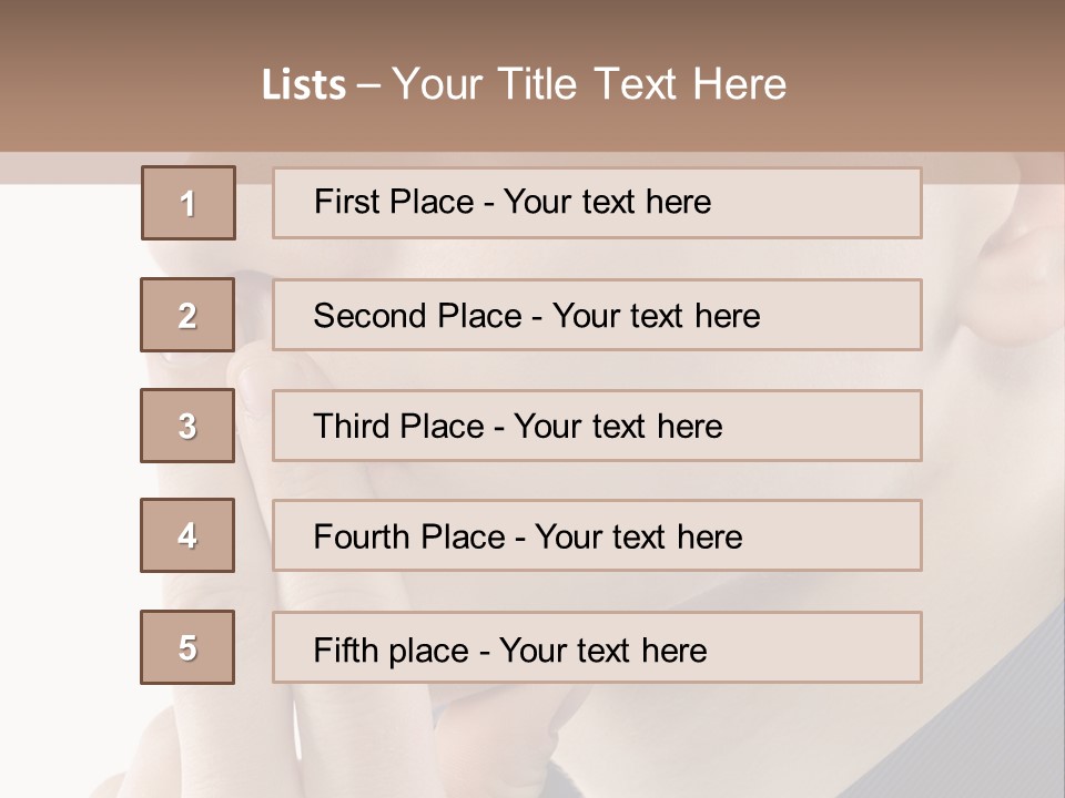 Retro Finger Cool PowerPoint Template