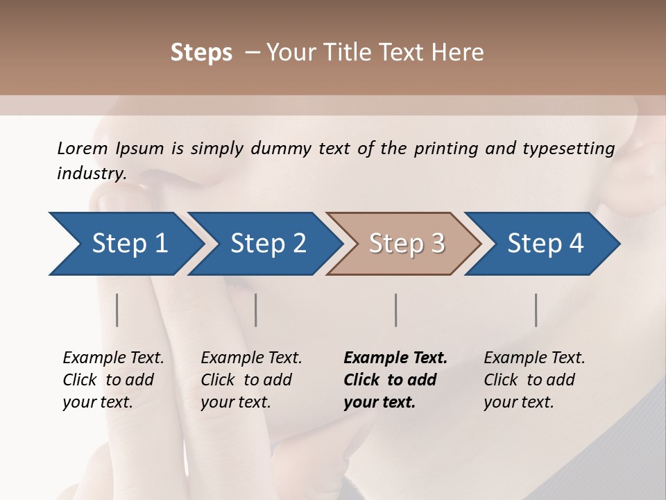 Retro Finger Cool PowerPoint Template