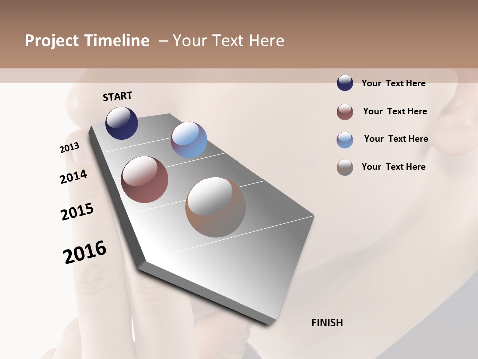 Retro Finger Cool PowerPoint Template