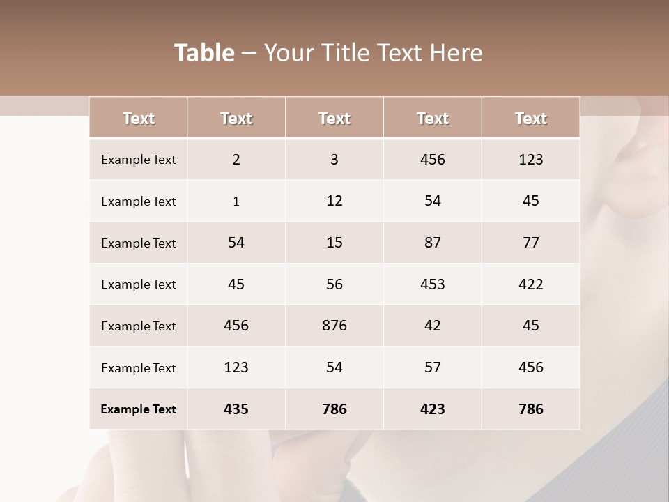 Retro Finger Cool PowerPoint Template