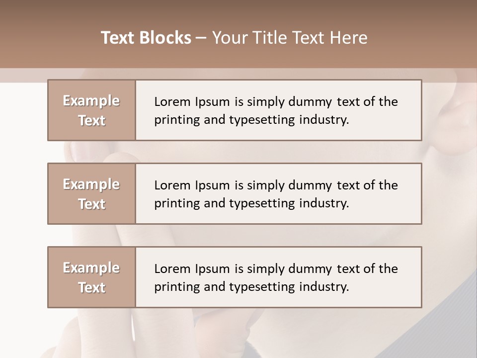 Retro Finger Cool PowerPoint Template