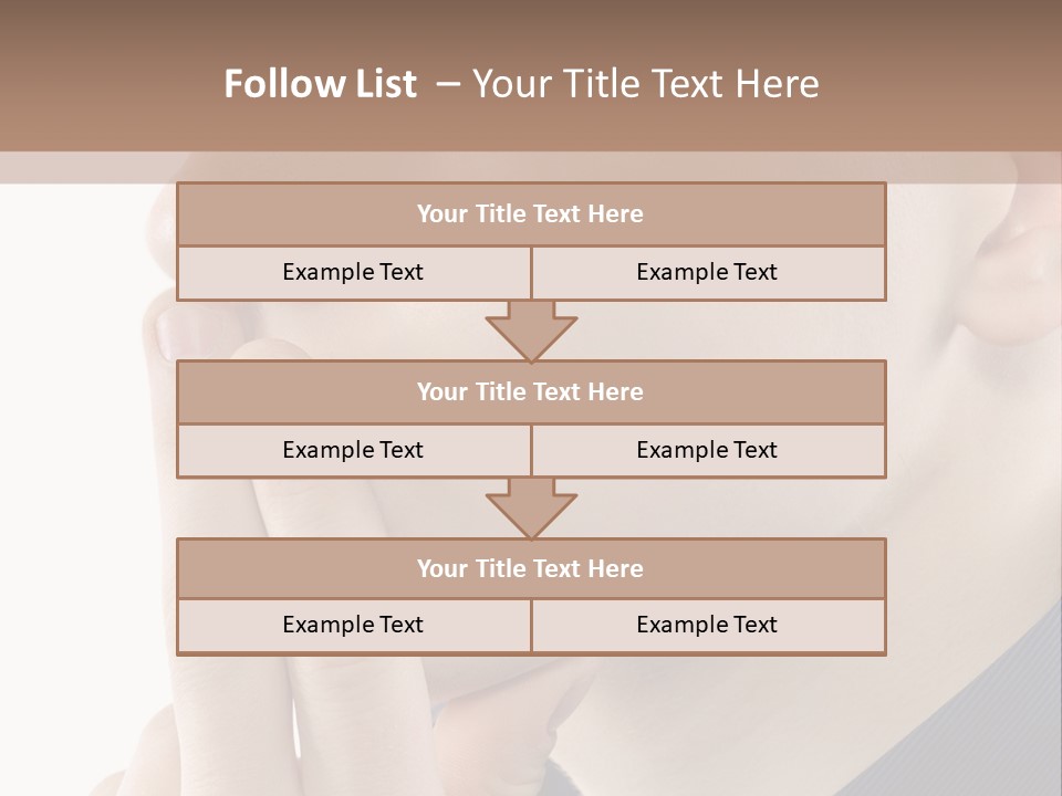 Retro Finger Cool PowerPoint Template