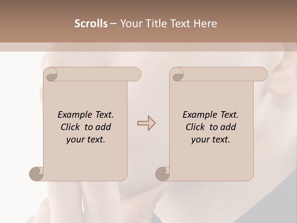 Retro Finger Cool PowerPoint Template