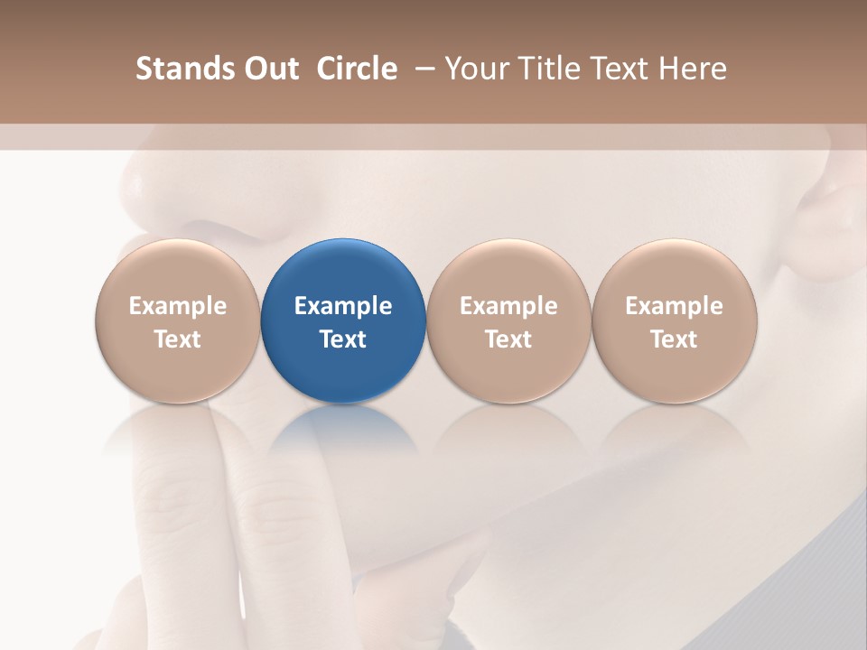 Retro Finger Cool PowerPoint Template