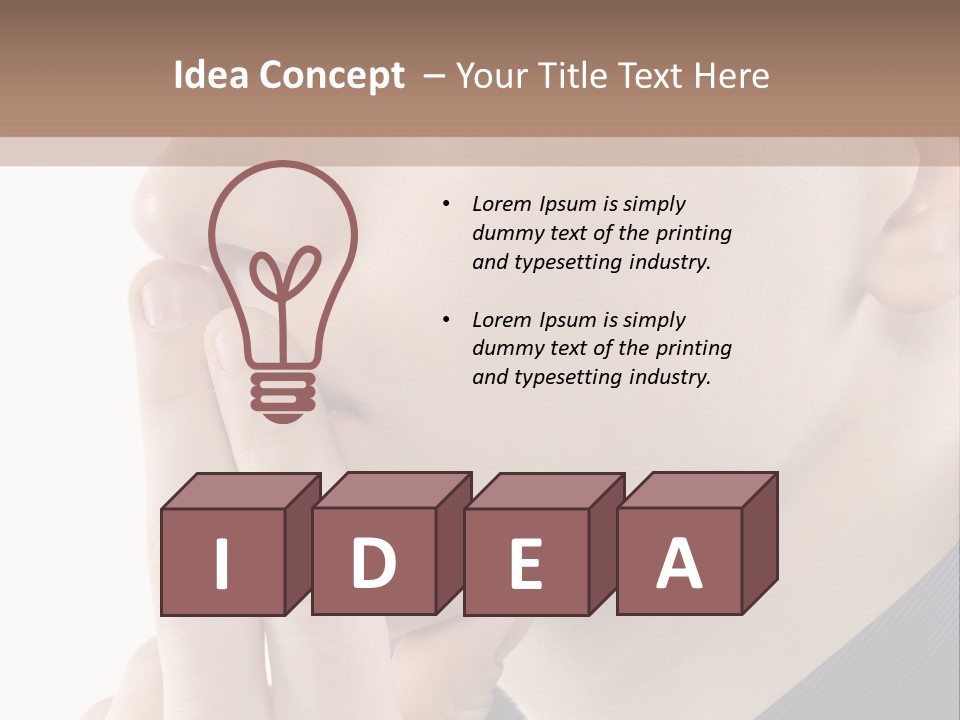 Retro Finger Cool PowerPoint Template