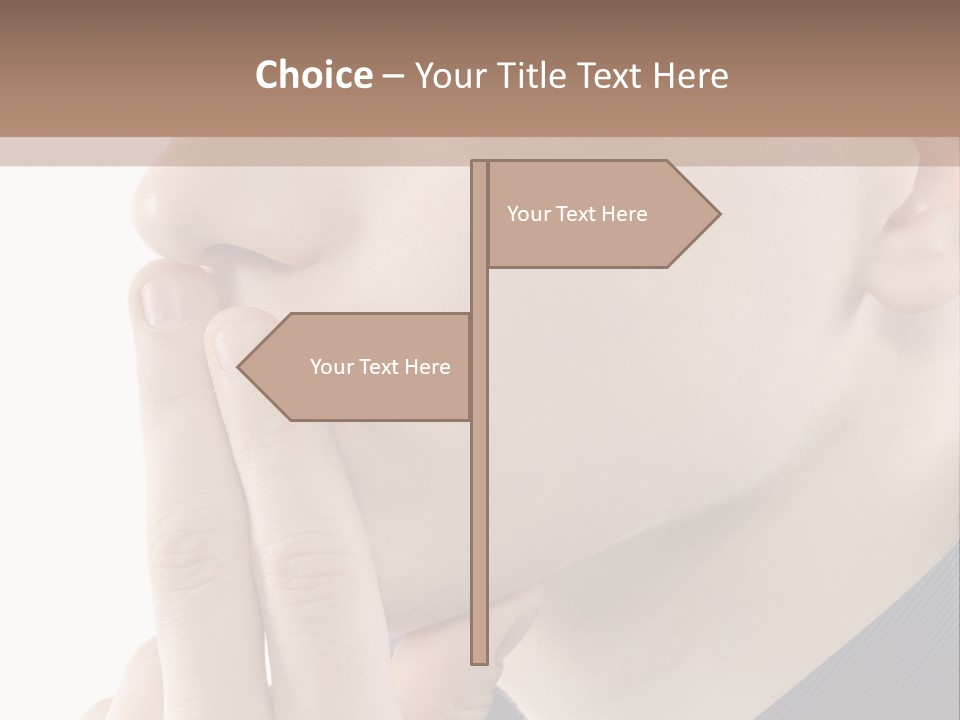 Retro Finger Cool PowerPoint Template