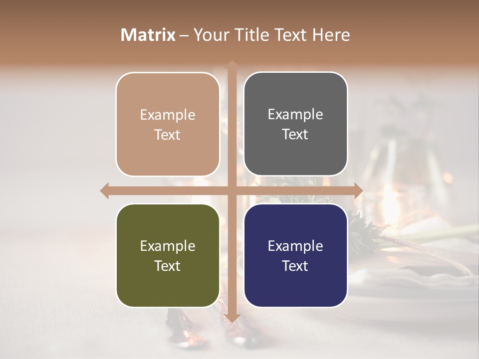 White Cloth Toned PowerPoint Template