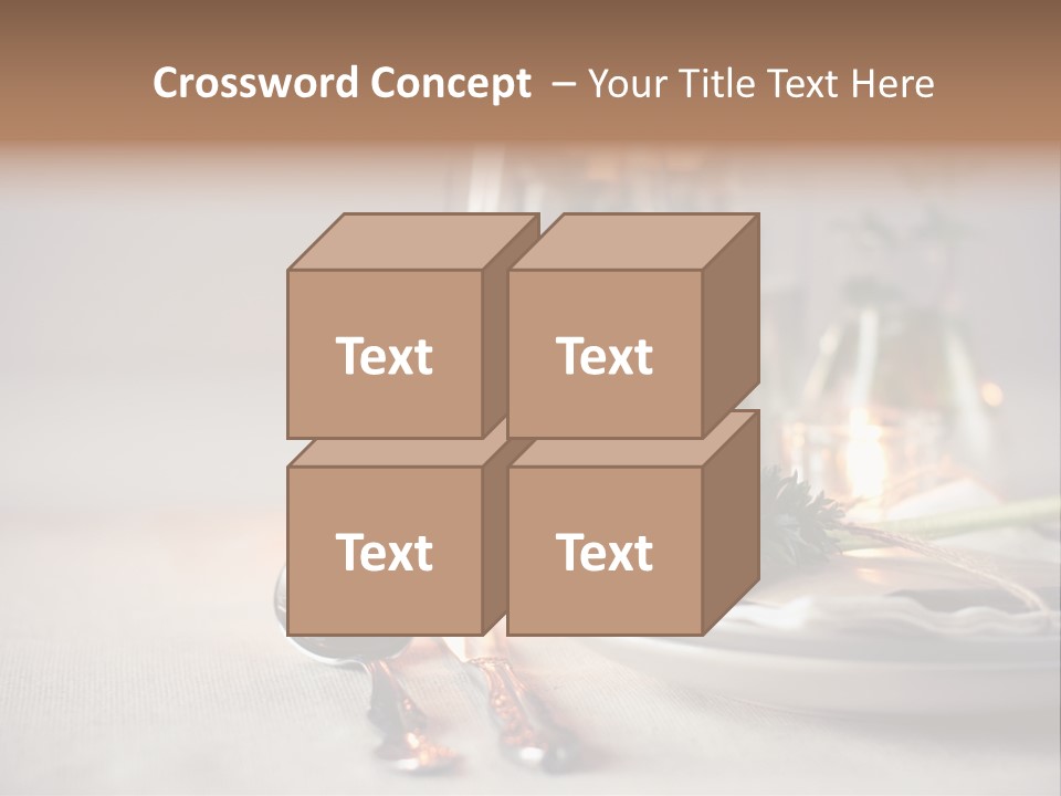 White Cloth Toned PowerPoint Template