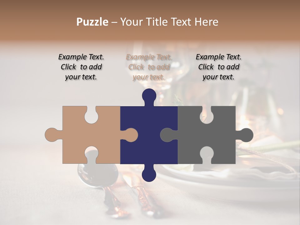 White Cloth Toned PowerPoint Template