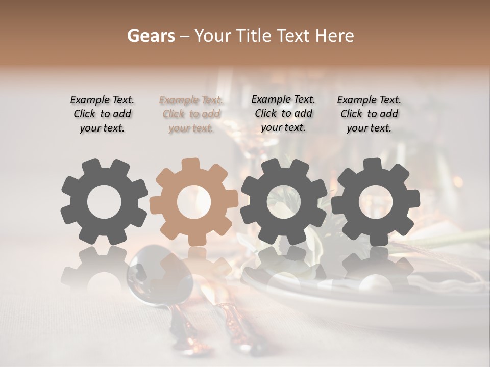 White Cloth Toned PowerPoint Template