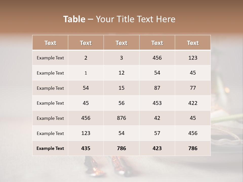 White Cloth Toned PowerPoint Template