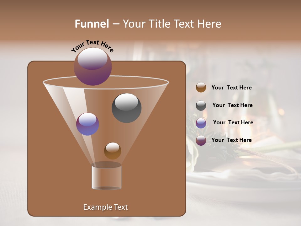 White Cloth Toned PowerPoint Template