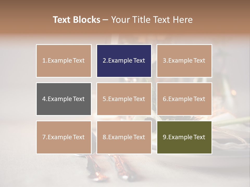 White Cloth Toned PowerPoint Template