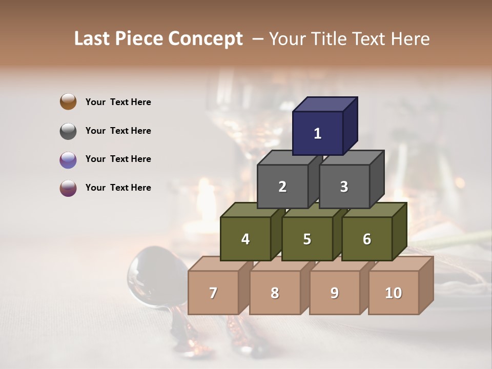 White Cloth Toned PowerPoint Template