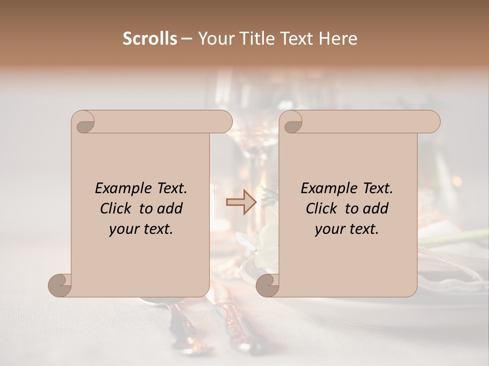 White Cloth Toned PowerPoint Template