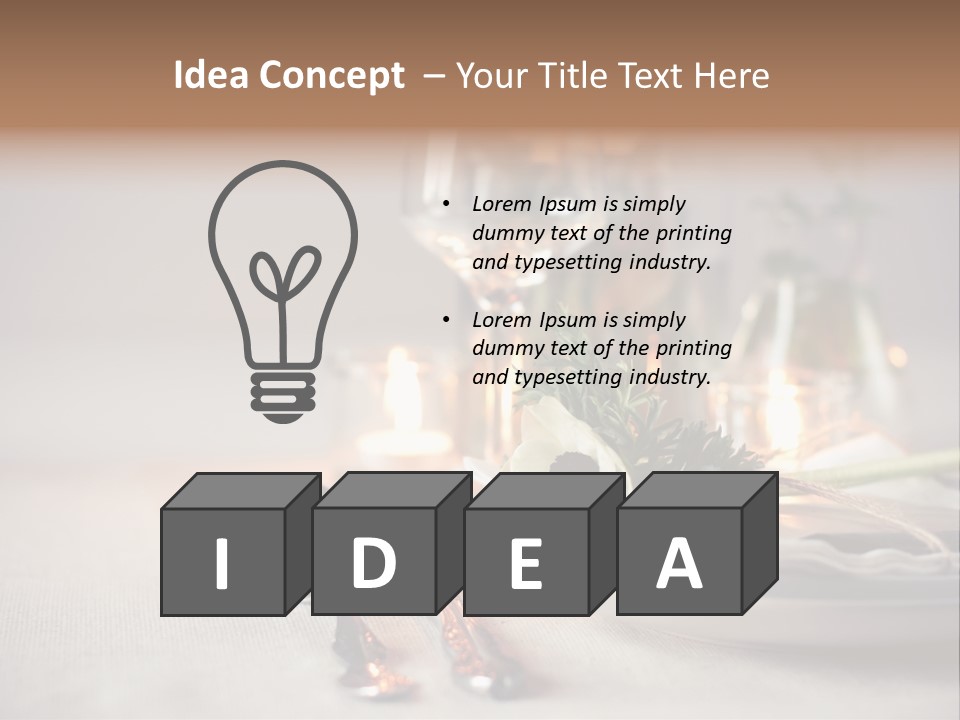 White Cloth Toned PowerPoint Template