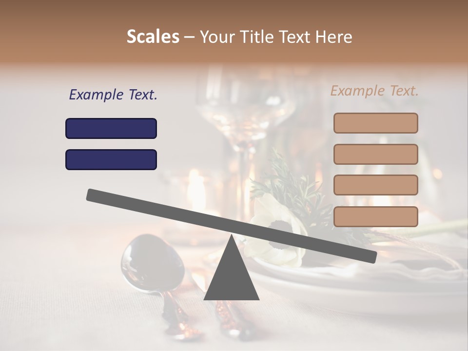 White Cloth Toned PowerPoint Template