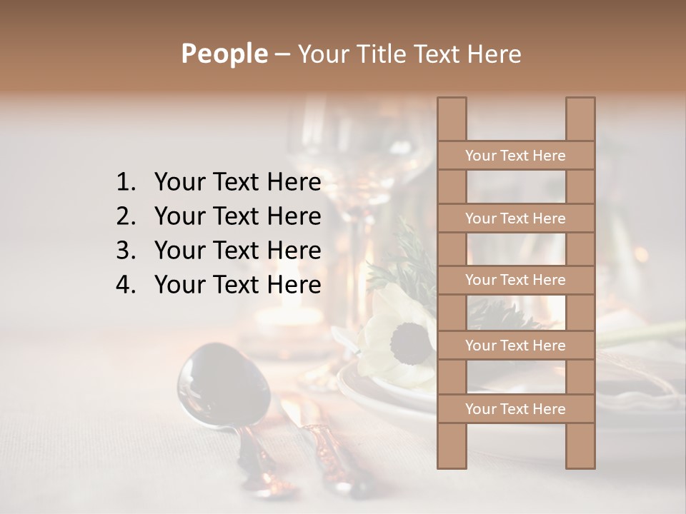 White Cloth Toned PowerPoint Template