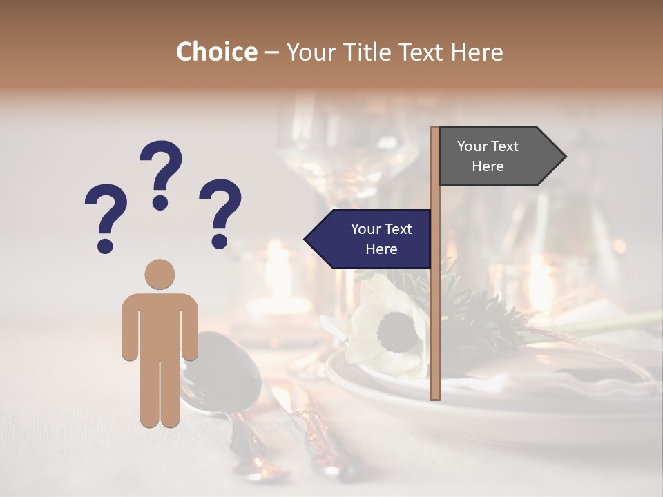 White Cloth Toned PowerPoint Template