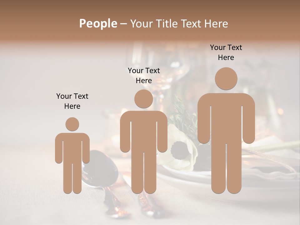 White Cloth Toned PowerPoint Template