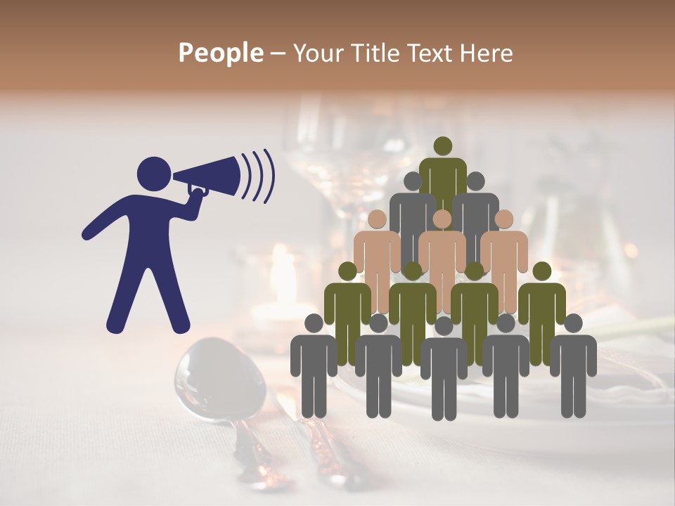 White Cloth Toned PowerPoint Template