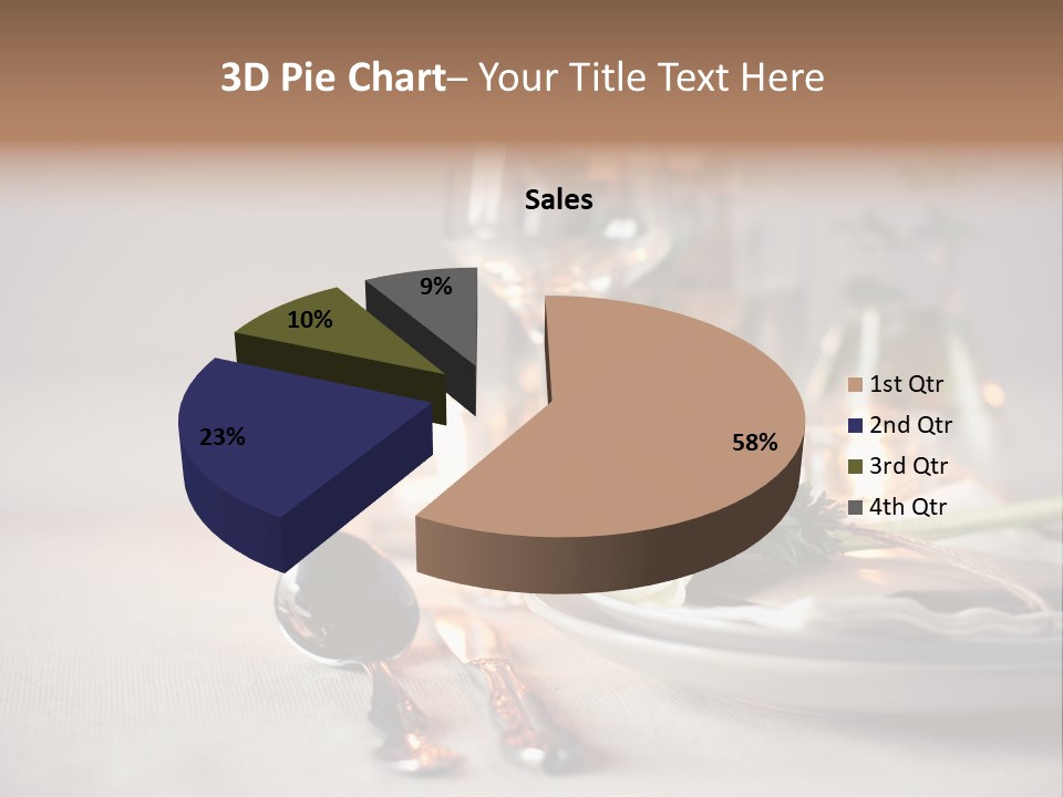 White Cloth Toned PowerPoint Template
