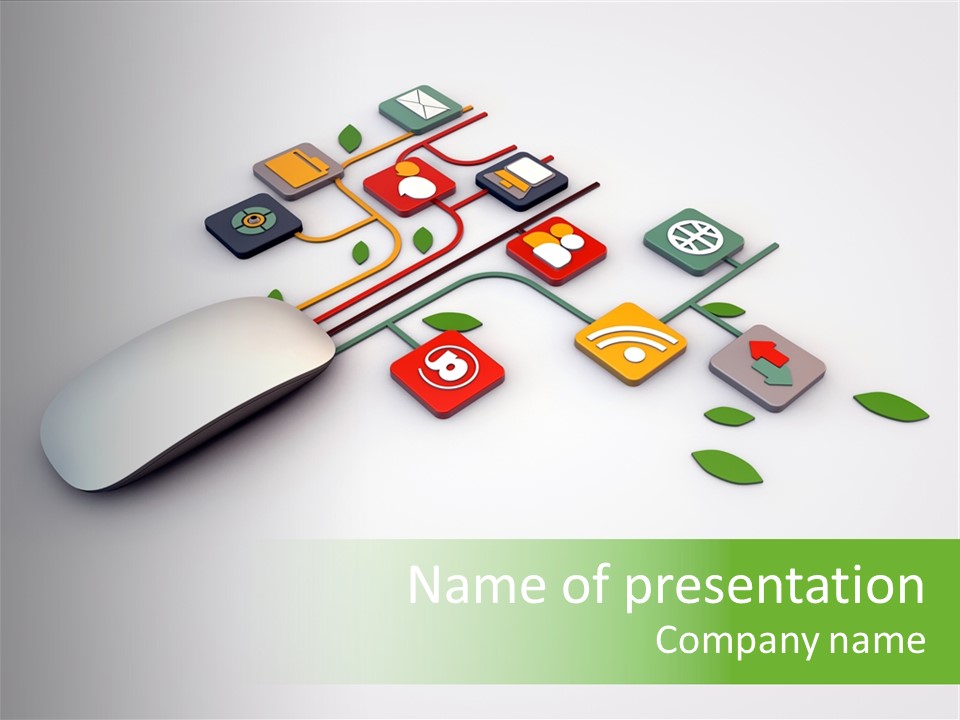 Global Web Community PowerPoint Template