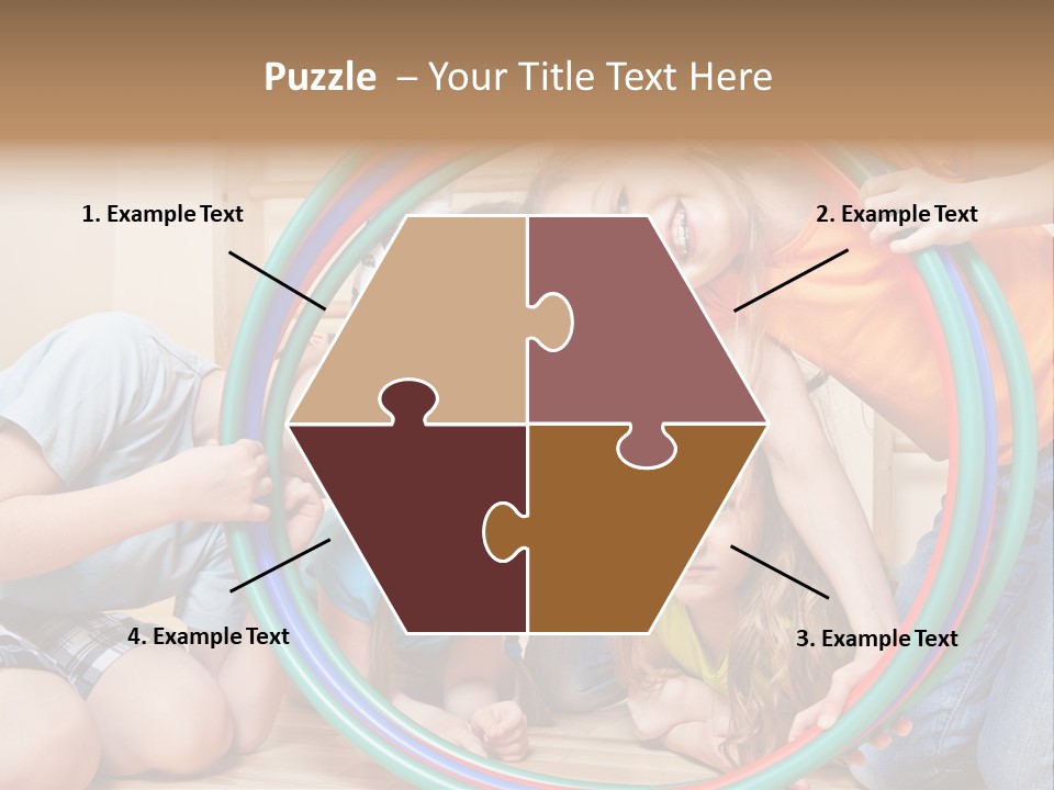 Students Preschool Girl PowerPoint Template