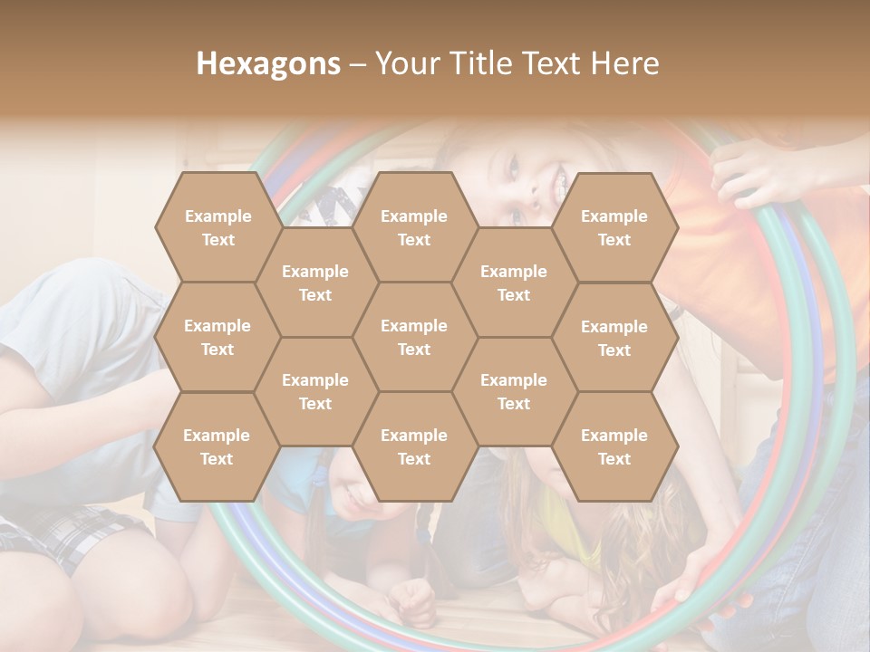 Students Preschool Girl PowerPoint Template