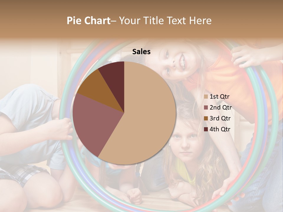 Students Preschool Girl PowerPoint Template