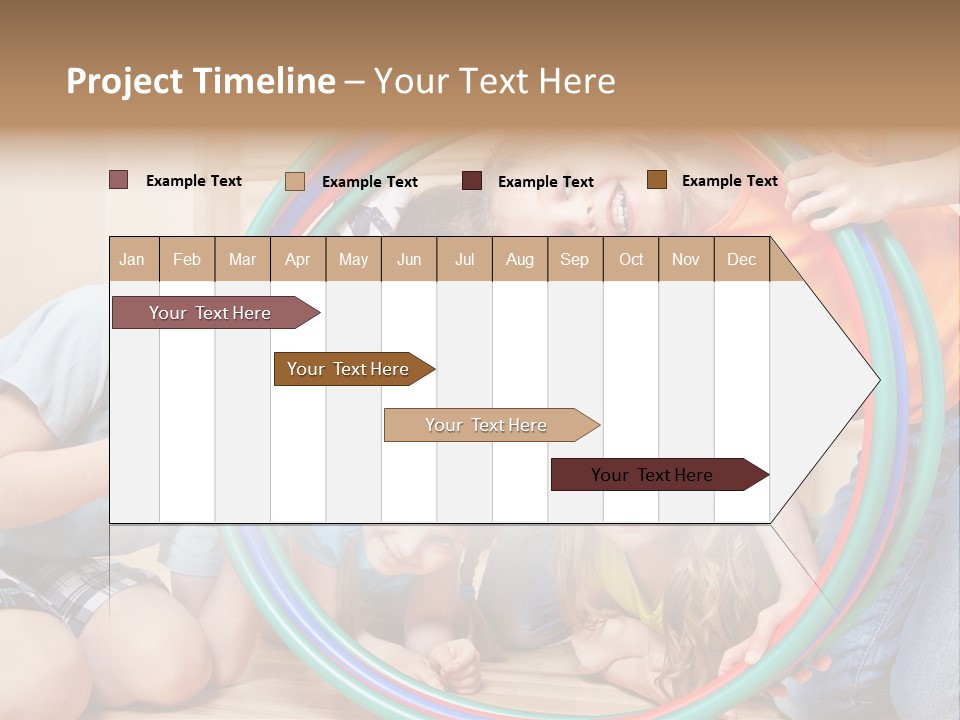 Students Preschool Girl PowerPoint Template