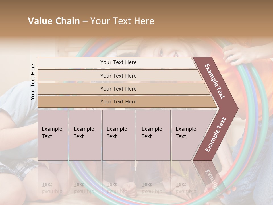 Students Preschool Girl PowerPoint Template