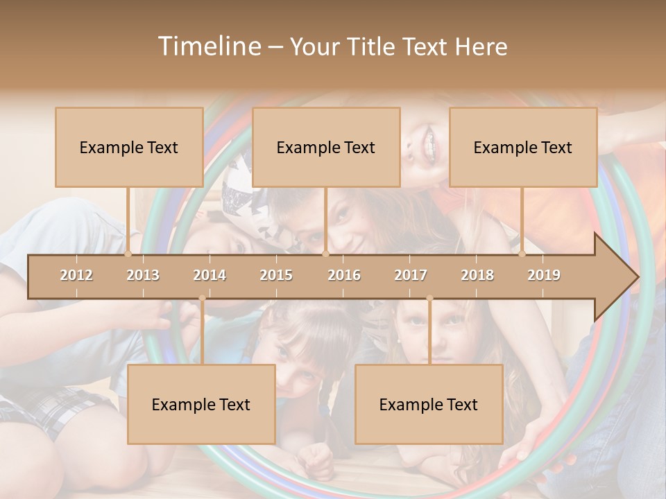 Students Preschool Girl PowerPoint Template