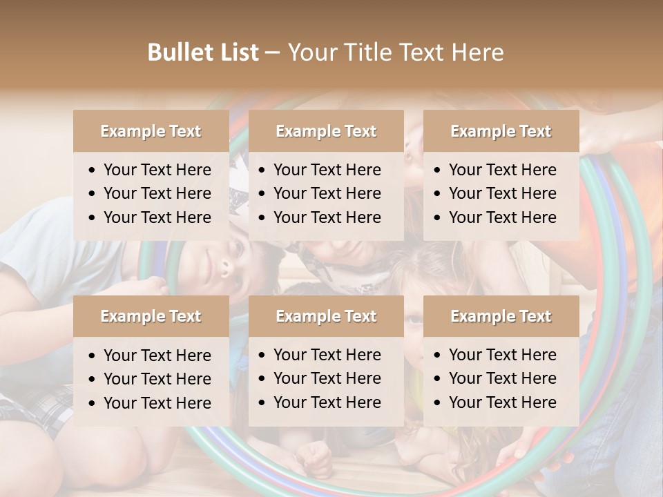 Students Preschool Girl PowerPoint Template