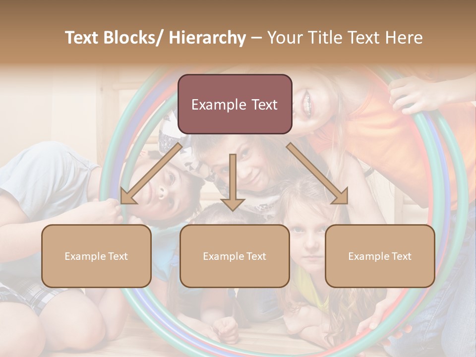 Students Preschool Girl PowerPoint Template