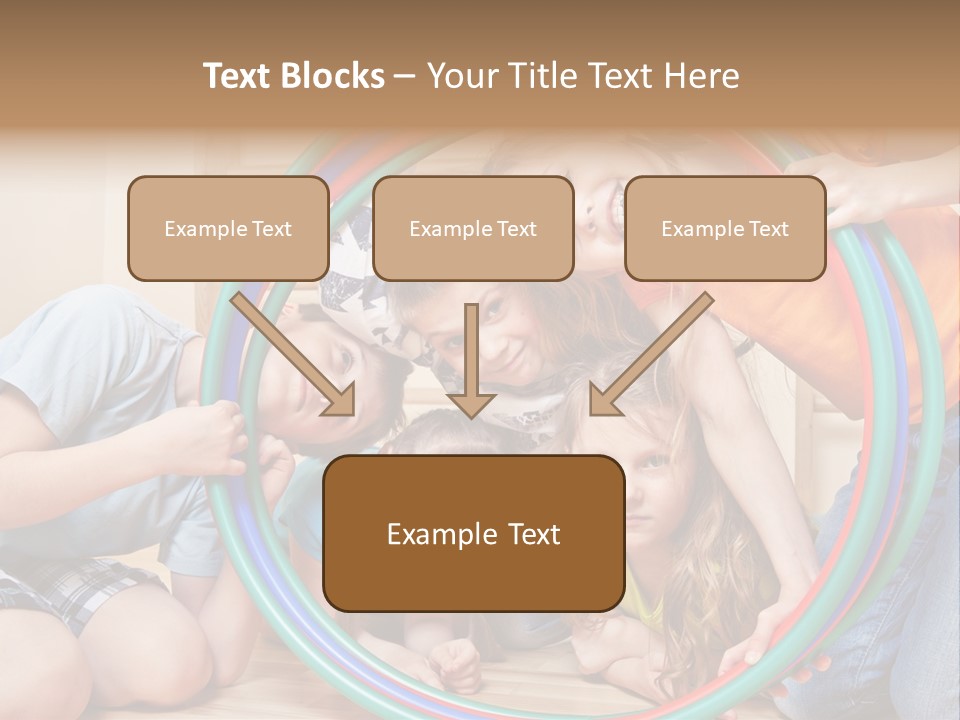 Students Preschool Girl PowerPoint Template