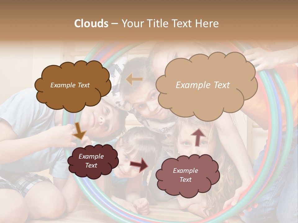 Students Preschool Girl PowerPoint Template