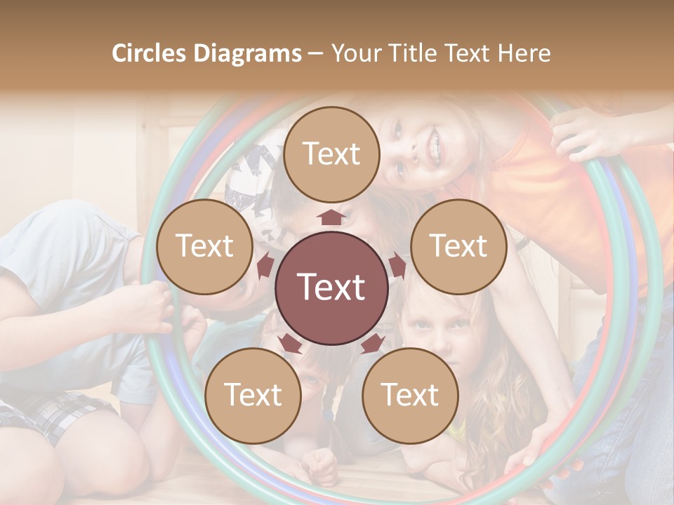 Students Preschool Girl PowerPoint Template