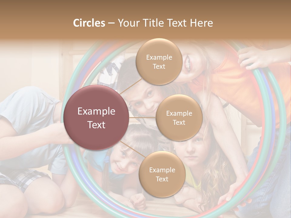 Students Preschool Girl PowerPoint Template